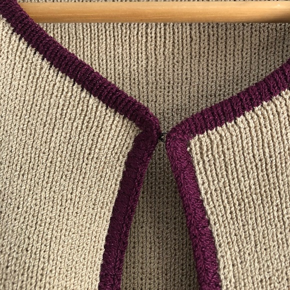 Vintage St John Contrast Knit Vest - Picture 5 of 12